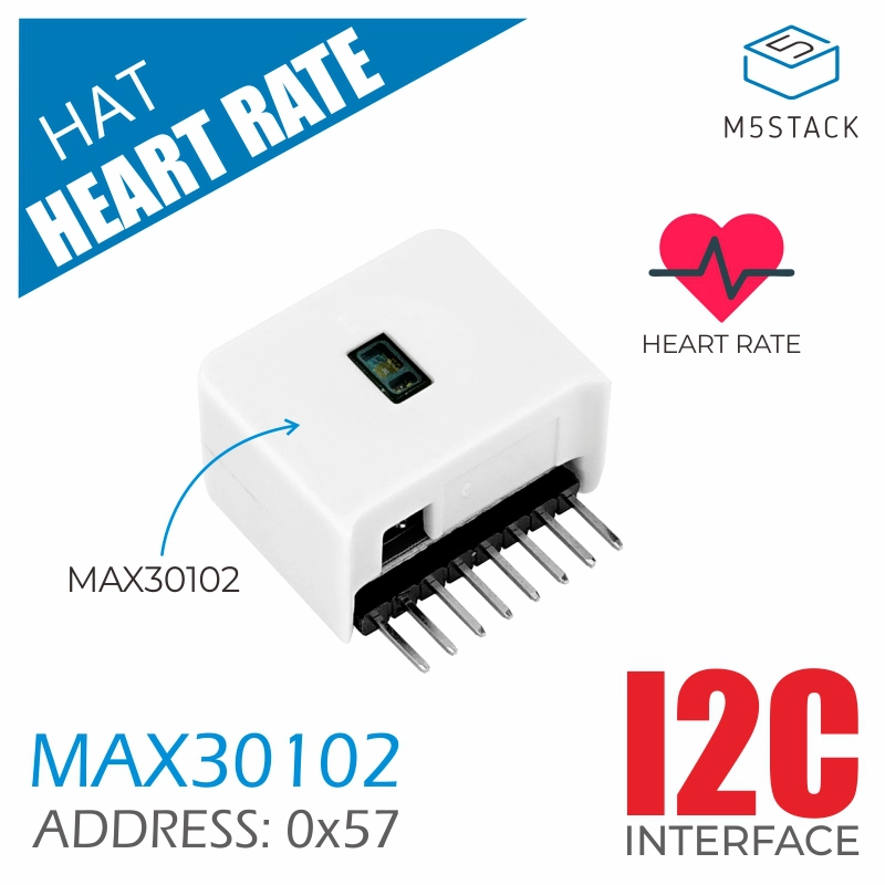 M5Stickc - M5Stack Officiel M5StickC Heart Rate Hat