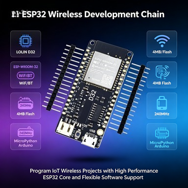 Lolin D32 - Carte Wemos LOLIN D32 V1.0.0 ESP32,