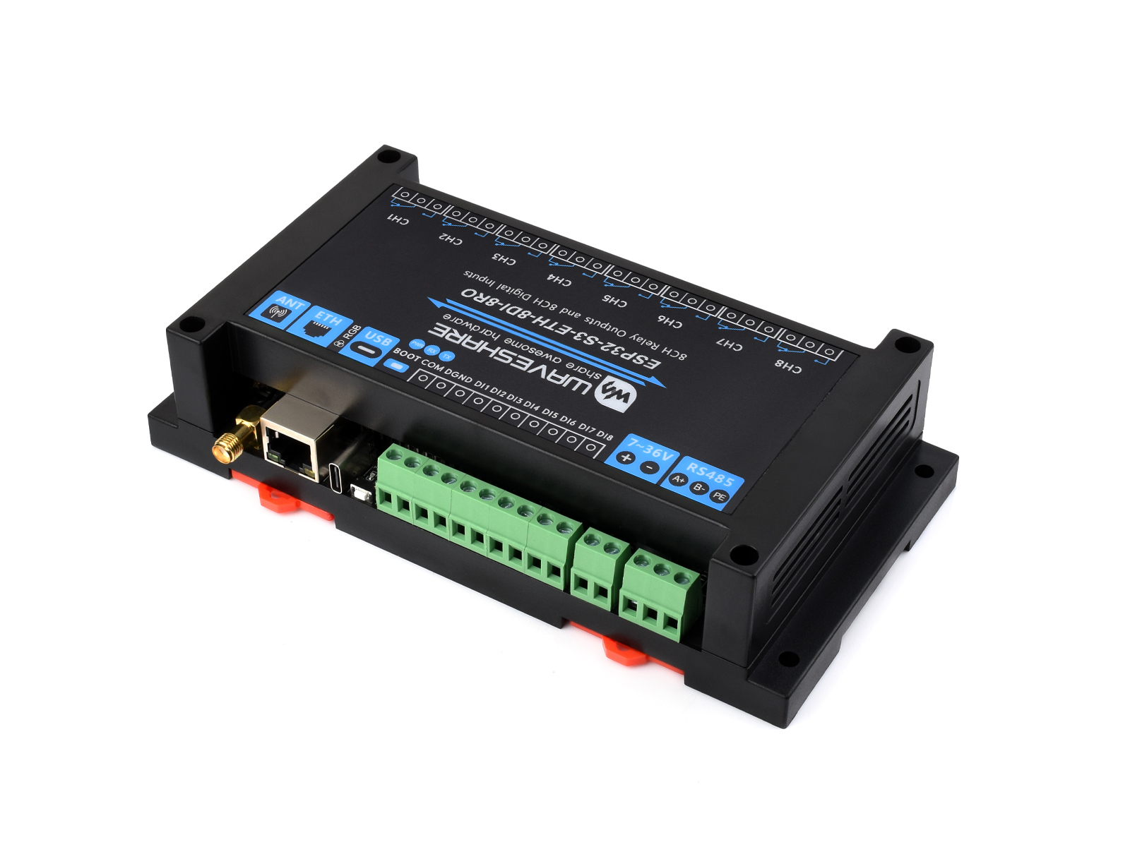 Waveshare – Module de relais W - Waveshare Esp32 avis et prix