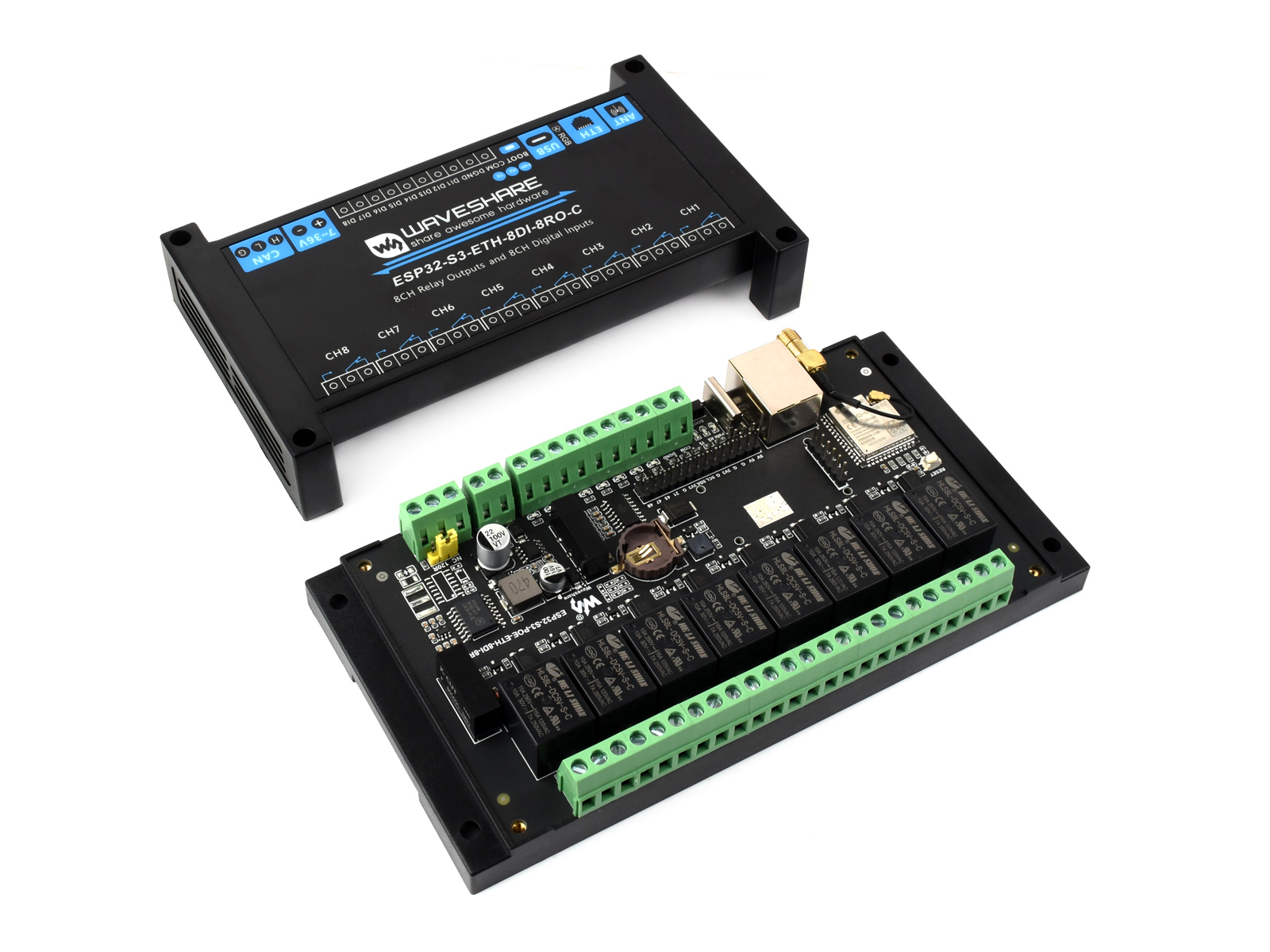 Module de relais WiFi industri - Waveshare Esp32 avis et prix