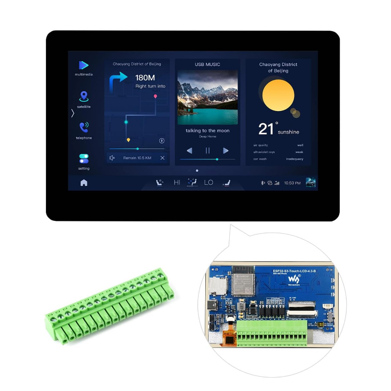Waveshare ESP32-S3 4.3 pouces  - Lolin S3 avis et prix