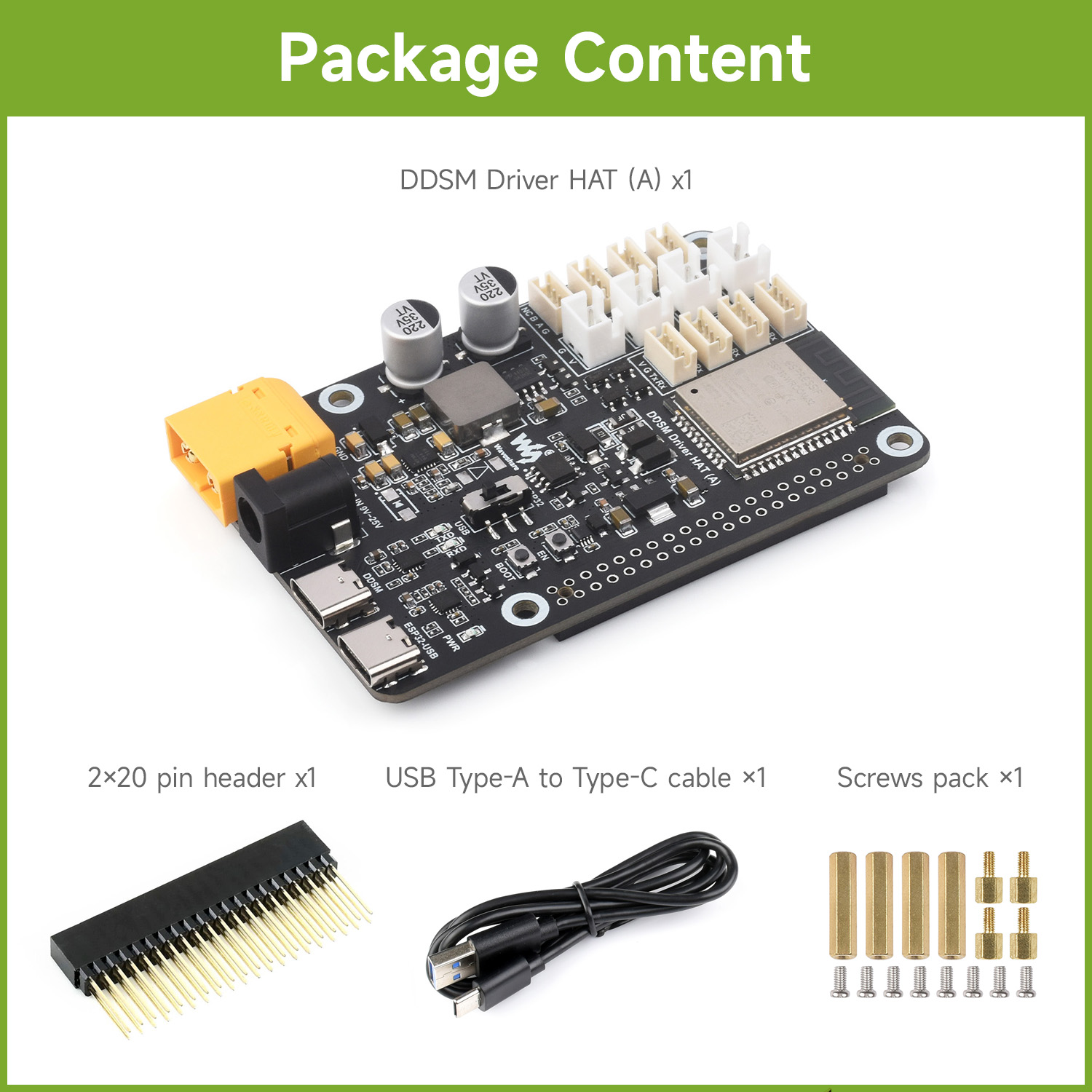 Carte de pilote de servomoteur - Waveshare Esp32 avis et prix